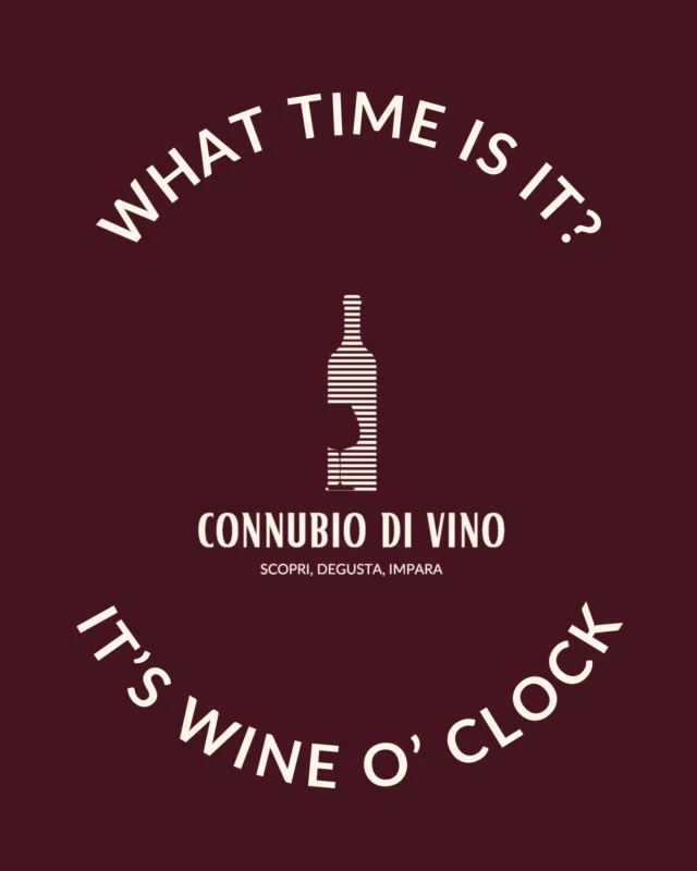 E chi siamo noi per non dare ragione all'orologio? 😜

#connubiodivino #corsiperilvino #appassionarsialvino #winelover #wine